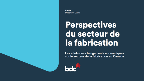 Perspectives du secteur de la fabrication