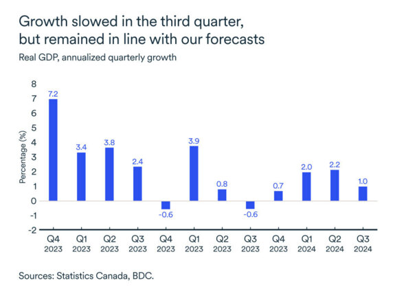 MEL December 2024 graph: Real GDP